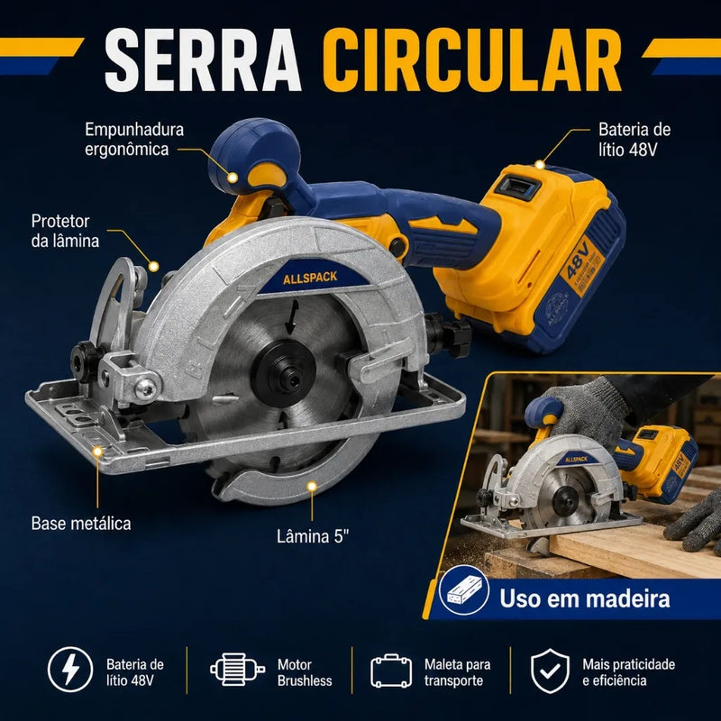 Serra Circular Brushless 48V
