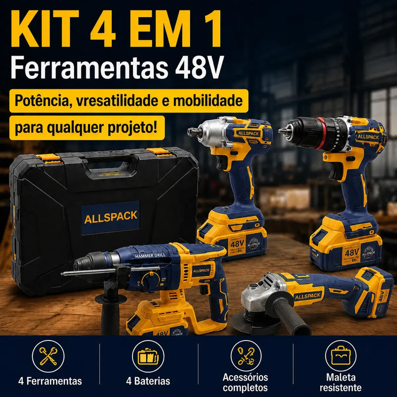 Kit completo de ferramentas ALLSPACK