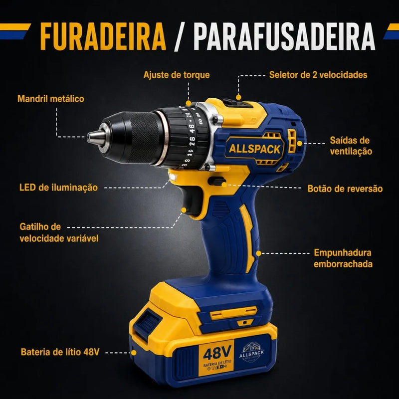 Furadeira e Parafusadeira Brushless