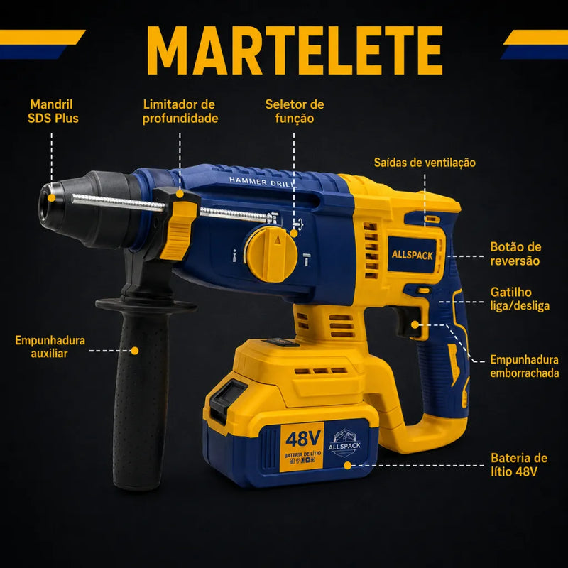 Martelete Brushless 48V
