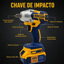 Kit Ferramentas Profissional 6 Em 1 Brushless 48v 4 Baterias