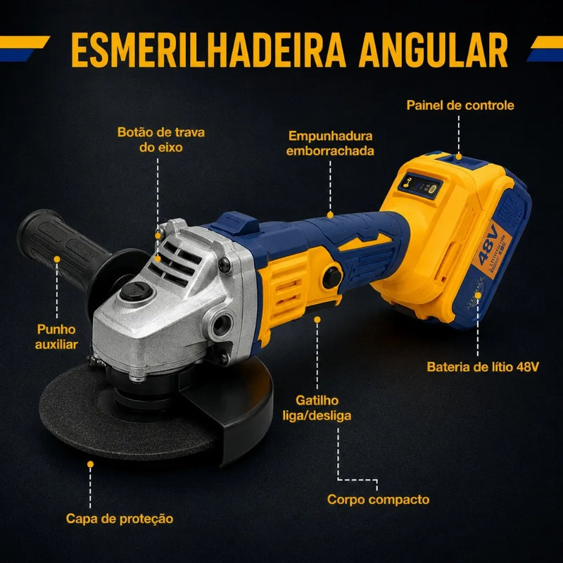 Esmerilhadeira Angular Brushless
