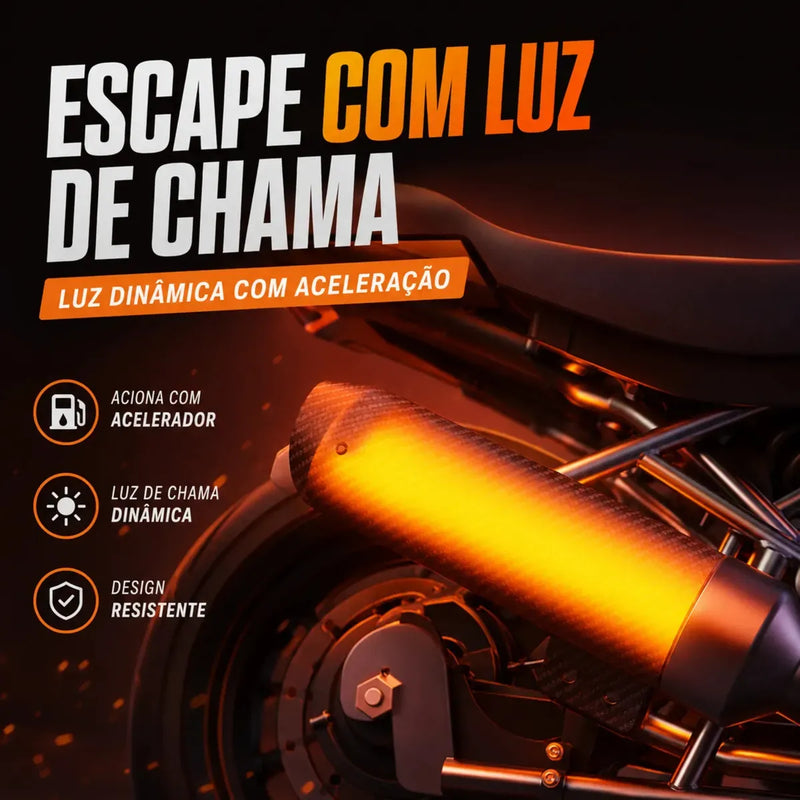 Moto Elétrica Infantil Harley Bolin com iluminação