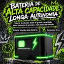 Mini Harley Bolin Elétrica Infantil com Bluetooth e Luzes LED
