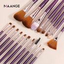 Pincéis profissionais de maquiagem (18 pincéis) | Maange®
